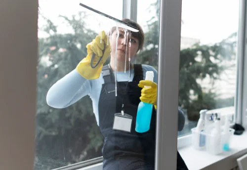 Nettoyage de vitres intérieures et extérieures à Lavigerie